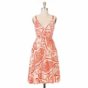 NWT Anthropologie Maeve Paisely Cotton Dress Sz 2